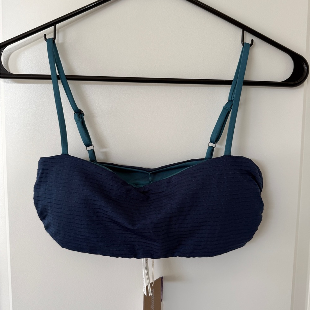 Patagonia Women’s Sunrise Slider Bikini Top - Small - Blue - New With Tags